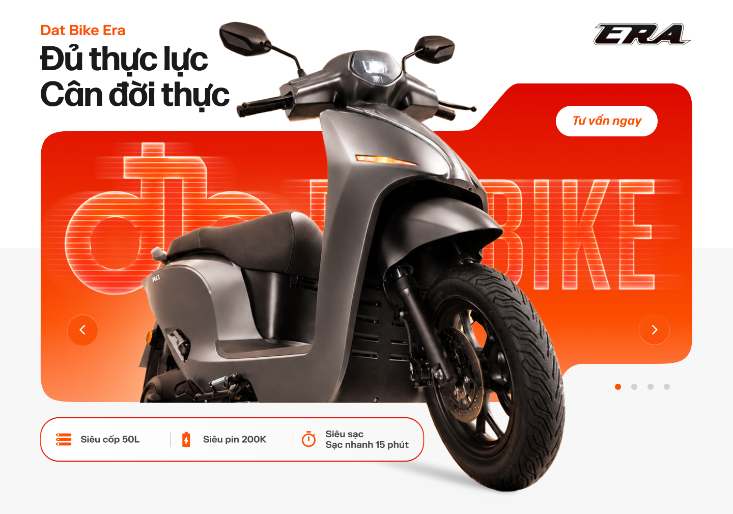 Đủ thực lực, Cân đối thực — Dat Bike ERA