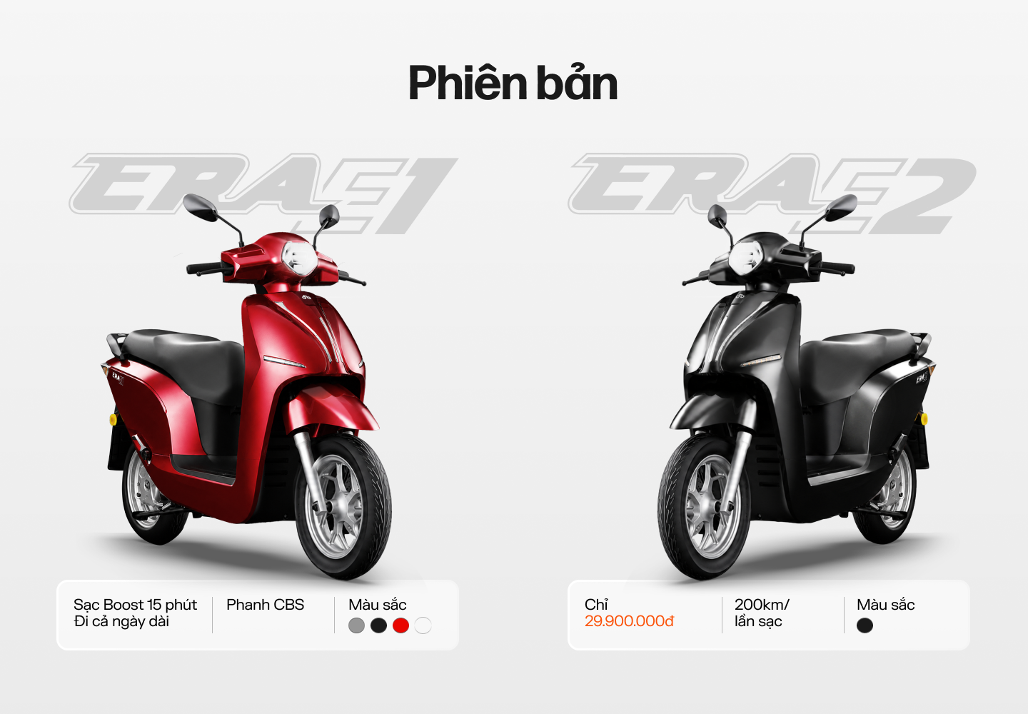 Phiên bản E1 vs E2