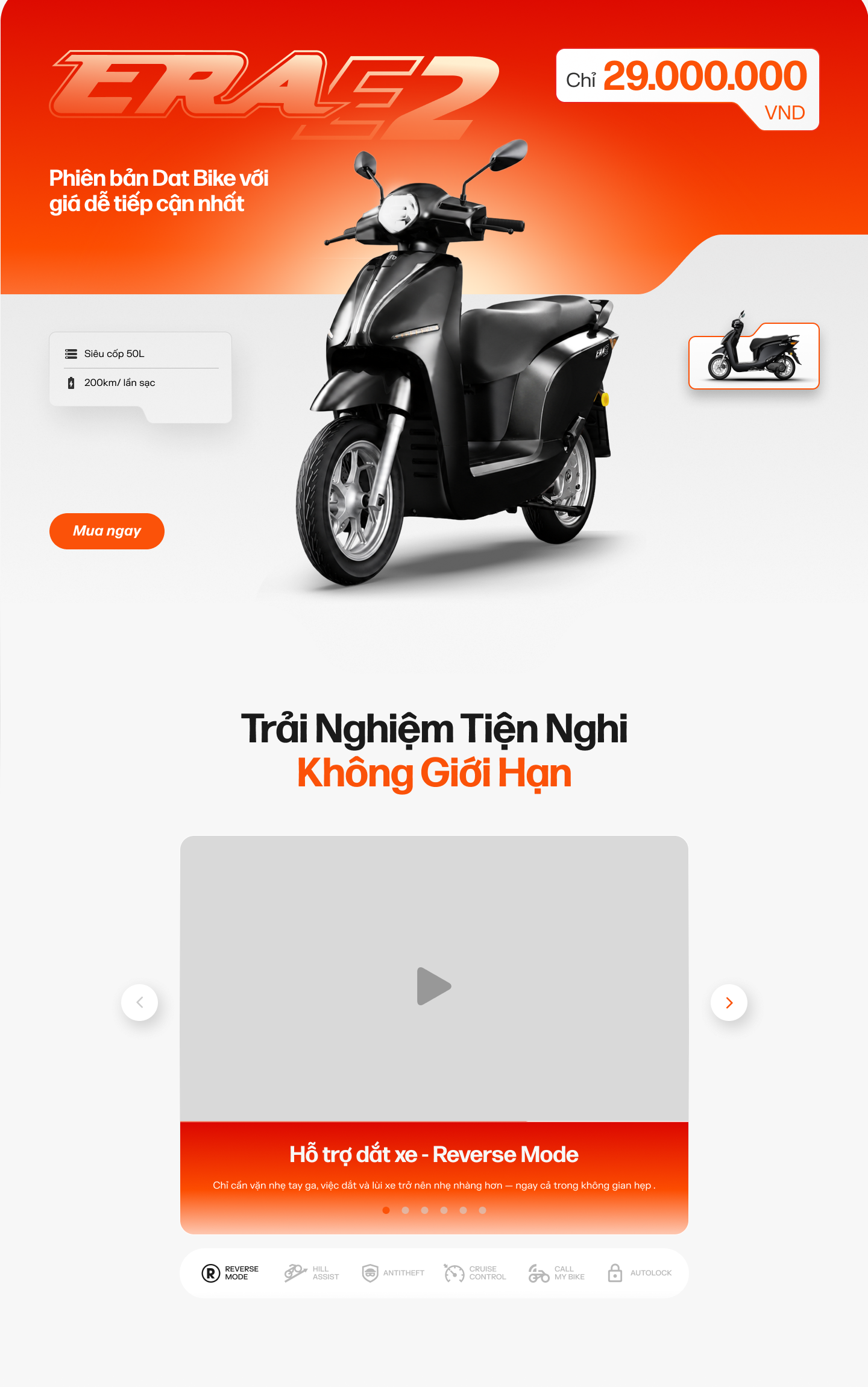 Trải Nghiệm Tiện Nghi — Không Giới Hạn