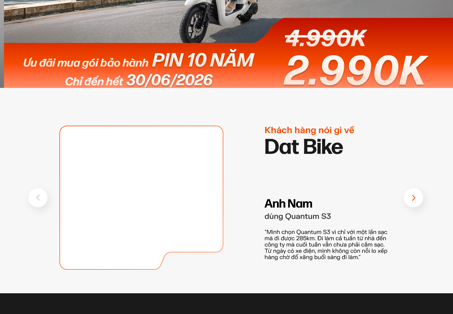 Khách hàng nói gì về Dat Bike